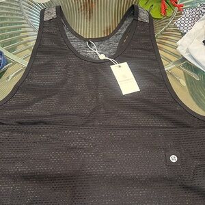 NWT Parke and Ronen Black Mesh Tank Top